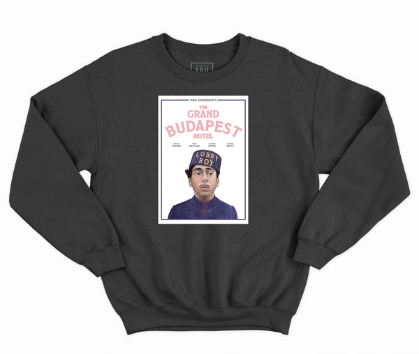 GRAND BUDAPEST HOTEL CLASSIC CREWNECK