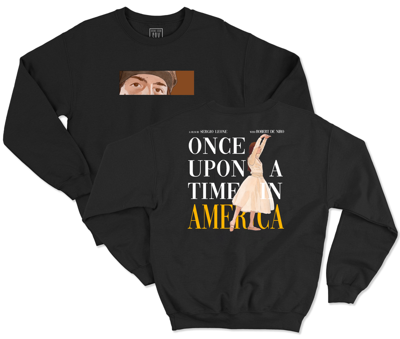 C'ERA UNA VOLTA IN AMERICA SCRIPT CREWNECK