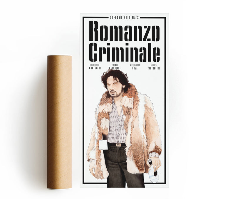ROMANZO CRIMINALE STAMPA D'ARTE